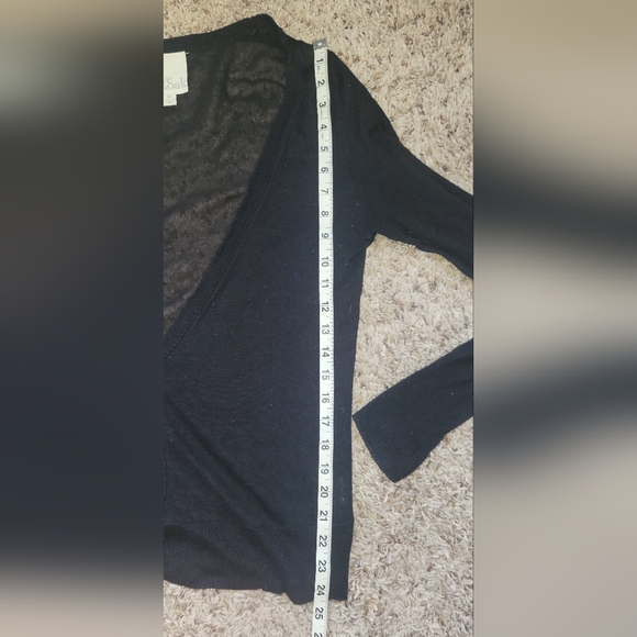 Olive & Oak Cardigan Sheer Back Women's Sz Med - Picture 9 of 11